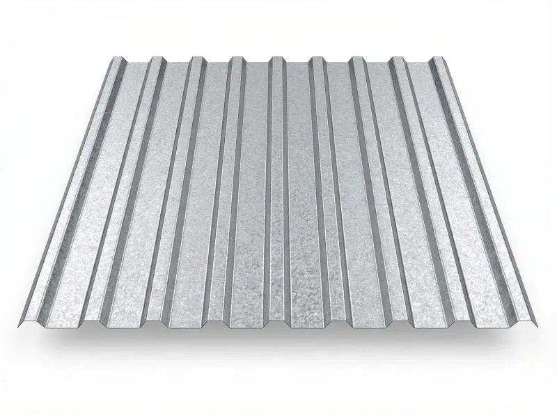 Das 0,75 mm starke Trapezblech im Profil TP18 ist mit einer 185 g/m² starken Alu-Zink-Legierung ausgestattet.